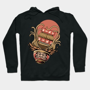 Ramen in Daruma Bowl Hoodie